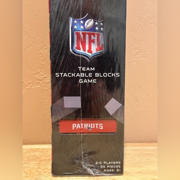 NFL New England Patriots Team Stackable Blocks Game made by Fanatics. NWTS - Picture 7 of 7